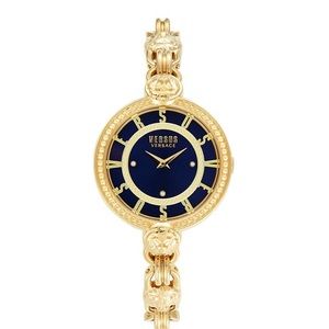 Versace Versus Stainless Steel & Swarovski Crystal Bracelet Watch